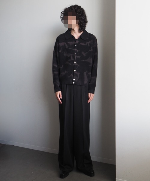 CLEL（クレイル）の「【CLEL】Basic/Spray Rib Knit Shirt Cardigan