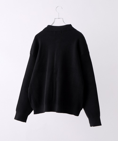 CLEL（クレイル）の「【CLEL】Basic/Spray Rib Knit Shirt Cardigan