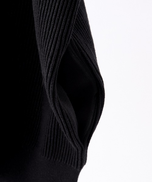 CLEL（クレイル）の「【CLEL】Basic/Spray Rib Knit Shirt Cardigan