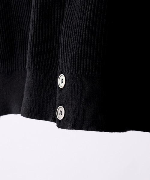 CLEL（クレイル）の「【CLEL】Basic/Spray Rib Knit Shirt Cardigan