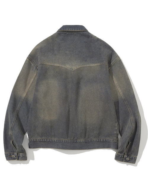 NOT4NERD(ノットフォーナード)の「Western Curved Denim Jacket - Deep Blue(デニムジャケット・レディース・その他・MEDIUM/LARGE/X-LARGE)」の2枚目の写真