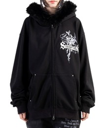 【UNISEX】SAINTPAIN／ファーフードジップアップ