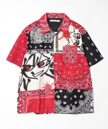 Children of the discordance | Children of the discordance / ×YAGI BANDANA PATCH WORK SHIRTS SS / COTDSH-140(シャツ/ブラウス)