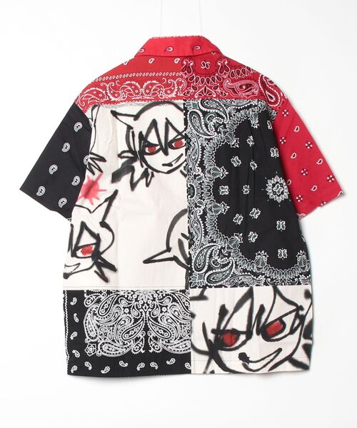 Children of the discordance(チルドレン オブ ザ ディスコ-ダンス)の「Children of the discordance / ×YAGI BANDANA PATCH WORK SHIRTS SS / COTDSH-140(シャツ/ブラウス・メンズ・ネイビー/レッド/その他/ブラック・3/2)」の5枚目の写真