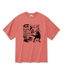 20番手イマジン半袖Tシャツヴィンテージレッド