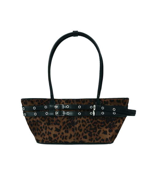 YEOMIMの「mini belted boat bag (leopard)(ショルダーバッグ・レディース・その他・FREE)」の2枚目の写真
