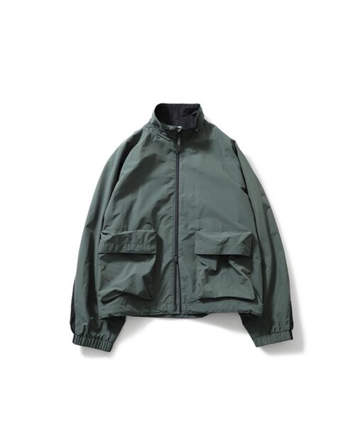 23SS Parker Color Block Jacket Forest Green