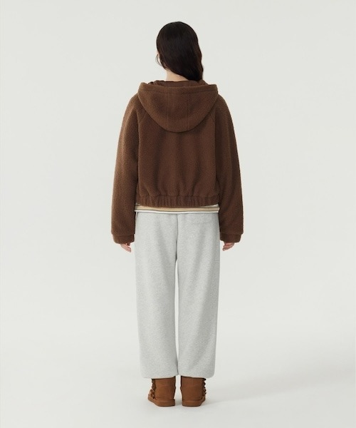 COVERNAT(カバーナット)の「WOMAN BRUSHED JOGGER PANTS(その他パンツ・レディース・杢グレー・LARGE/MEDIUM/SMALL)」の4枚目の写真