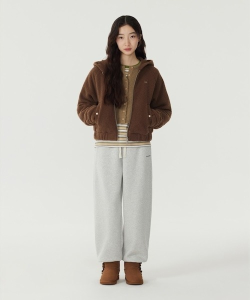 COVERNAT(カバーナット)の「WOMAN BRUSHED JOGGER PANTS(その他パンツ・レディース・杢グレー・LARGE/MEDIUM/SMALL)」の2枚目の写真