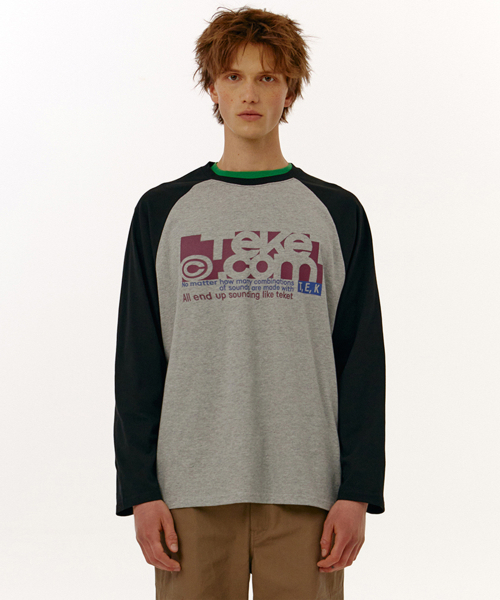 TEKET(テケット)の「Folder L/S Tee Melange Gray(Tシャツ/カットソー・メンズ・その他・SMALL/MEDIUM/LARGE)」の1枚目の写真