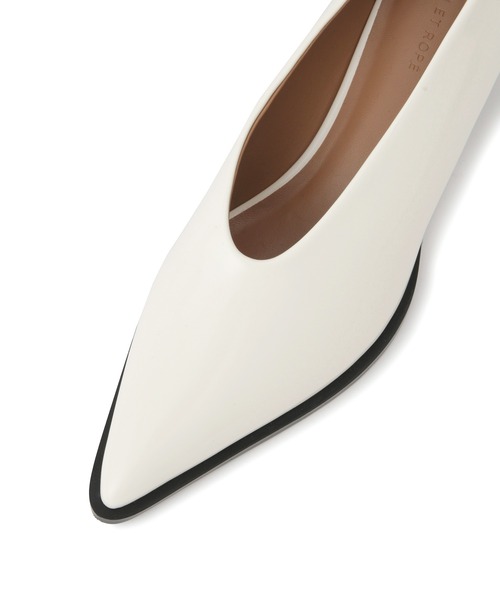 ADAM ET ROPE'（アダムエロペ）の「ポインテッドトゥパンプス（パンプス・レディース・オフホワイト/ブラック・23/23.5/24/24.5）」の13枚目の写真