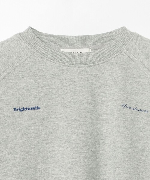BEAMS HEART(ビームスハート)の「サイドライン ロゴ スウェット(Tシャツ/カットソー・レディース・チャコールグレー/ホワイト系その他5/ライトグレー・FREE)」の16枚目の写真
