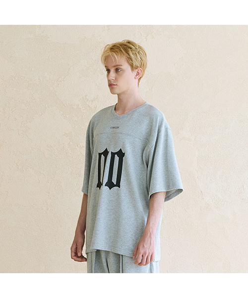 CHILLSA(チルサ)の「Infinity Over Fit Short Sleeve_Melange Gray(Tシャツ/カットソー・レディース・ライトグレー・1/2)」の4枚目の写真