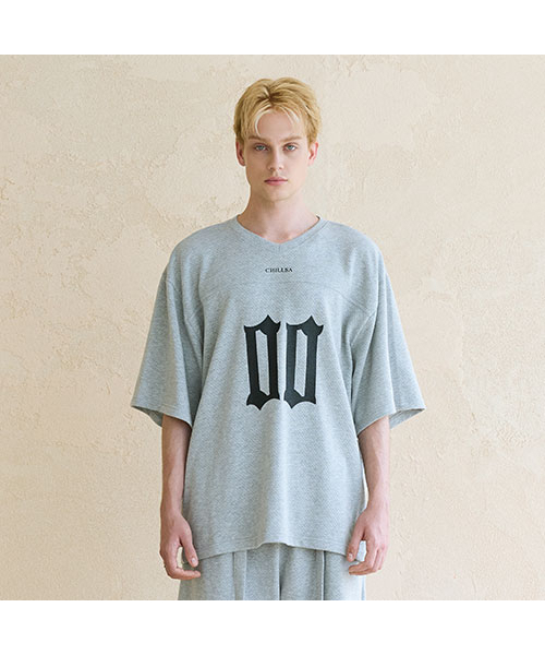 CHILLSA(チルサ)の「Infinity Over Fit Short Sleeve_Melange Gray(Tシャツ/カットソー・レディース・ライトグレー・1/2)」の5枚目の写真