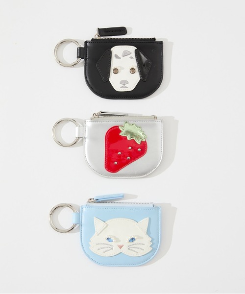 Casselini（キャセリーニ）の「Casselini(キャセリーニ)モチーフコインケース（コインケース・レディース・ブルー/ブラック/ピンク/シルバー・FREE）」の5枚目の写真