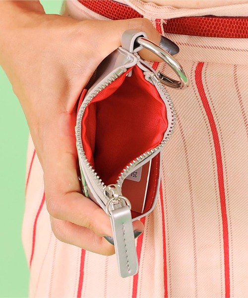 Casselini（キャセリーニ）の「Casselini(キャセリーニ)モチーフコインケース（コインケース・レディース・ブルー/ブラック/ピンク/シルバー・FREE）」の20枚目の写真