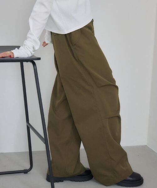 RETRO GIRL(レトロガール)の「カーブワイドPT(その他パンツ・レディース・ダークグリーン/ブラック/ブラウン・FREE)」の11枚目の写真