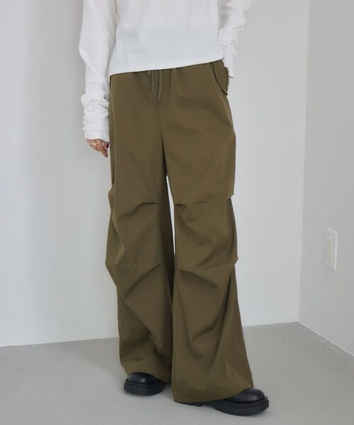 RETRO GIRL(レトロガール)の「カーブワイドPT(その他パンツ・レディース・ダークグリーン/ブラック/ブラウン・FREE)」の16枚目の写真