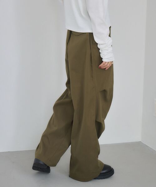 RETRO GIRL(レトロガール)の「カーブワイドPT(その他パンツ・レディース・ダークグリーン/ブラック/ブラウン・FREE)」の18枚目の写真