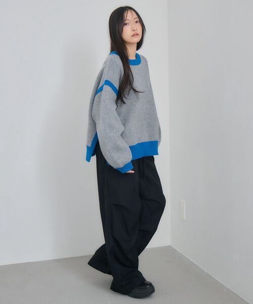 RETRO GIRL(レトロガール)の「カーブワイドPT(その他パンツ・レディース・ダークグリーン/ブラック/ブラウン・FREE)」の4枚目の写真