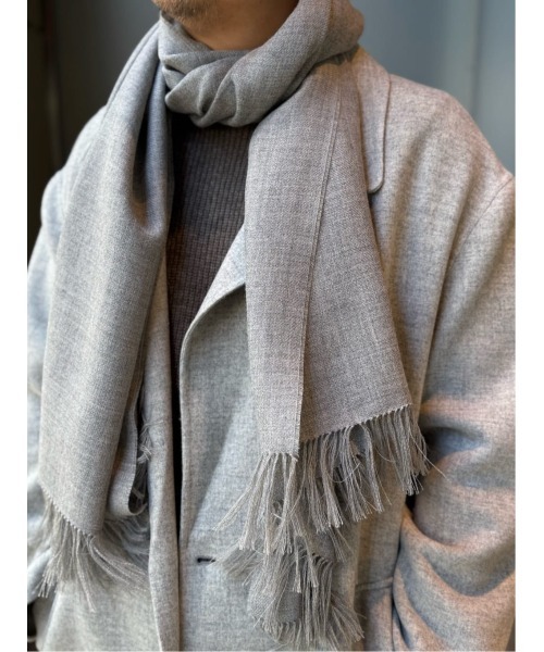 セール】THE INOUE BROTHERS / Non Brushed Large Stole（マフラー