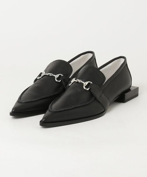 CINOH(チノ)の「LOAFER(ローファー・レディース・ベージュ/ブラック×ホワイト/ブラック・36/37/38)」の2枚目の写真