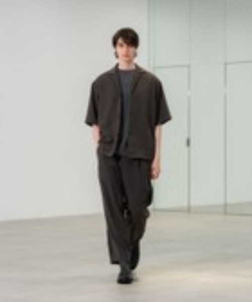 CITY TOKYO（シティトウキョウ）の「【CITY TOKYO/シティートーキョー】Multi-flex ｵｰﾌﾟﾝｶﾗｰｼｬﾂ（シャツ/ブラウス・メンズ・ダークブラウン・1/2）」の4枚目の写真