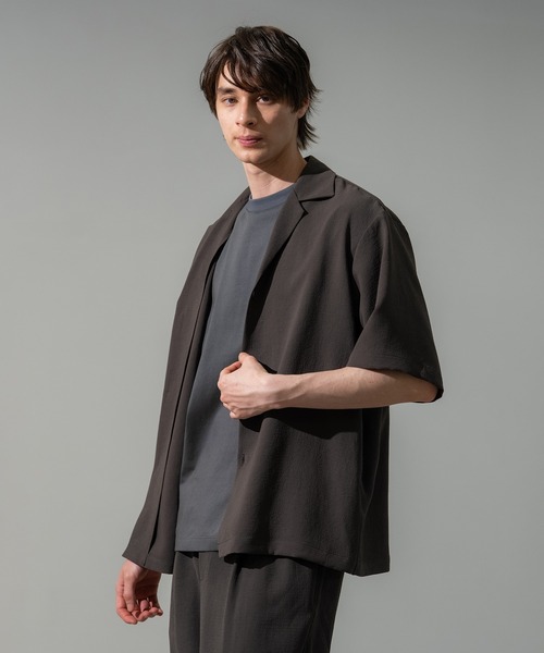 CITY TOKYO/シティートーキョー】Multi-flex ｵｰﾌﾟﾝｶﾗｰｼｬﾂ（シャツ