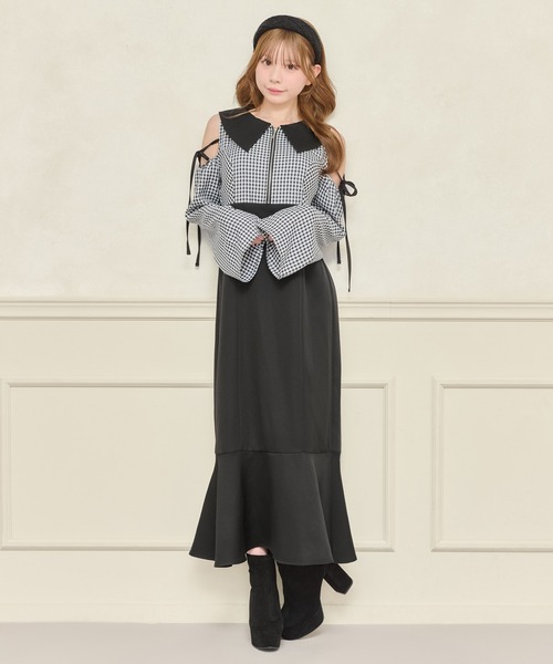 apres jour(アプレジュール)の「襟付きZIPワンピース(ワンピース・レディース・ブラック/ブラック系その他・フリー/X-LARGE)」の13枚目の写真