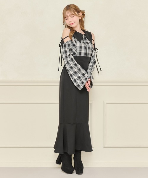 apres jour(アプレジュール)の「襟付きZIPワンピース(ワンピース・レディース・ブラック/ブラック系その他・フリー/X-LARGE)」の20枚目の写真