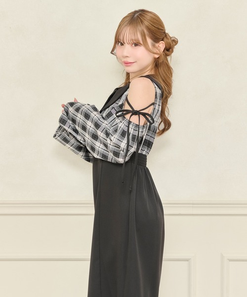 apres jour(アプレジュール)の「襟付きZIPワンピース(ワンピース・レディース・ブラック/ブラック系その他・フリー/X-LARGE)」の18枚目の写真