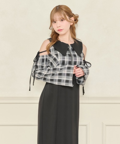 apres jour(アプレジュール)の「襟付きZIPワンピース(ワンピース・レディース・ブラック/ブラック系その他・フリー/X-LARGE)」の17枚目の写真