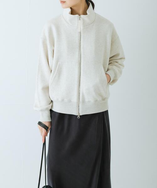 コットンスウェットスタンドジップ（スウェット）｜かぐれ（カグレ）の