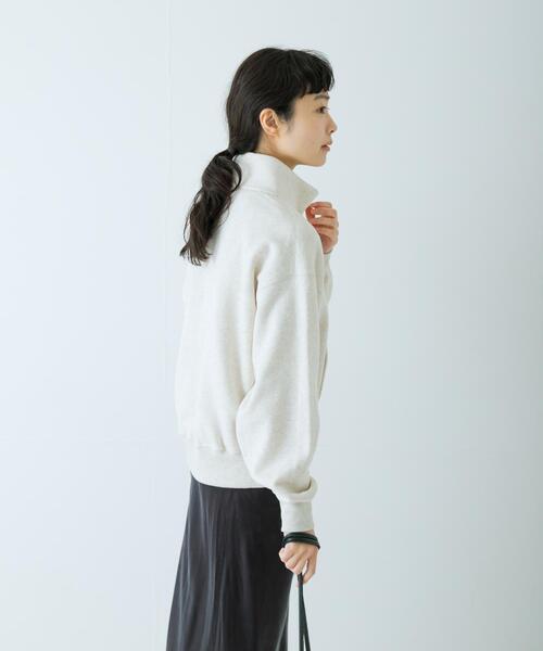 コットンスウェットスタンドジップ（スウェット）｜かぐれ（カグレ）の