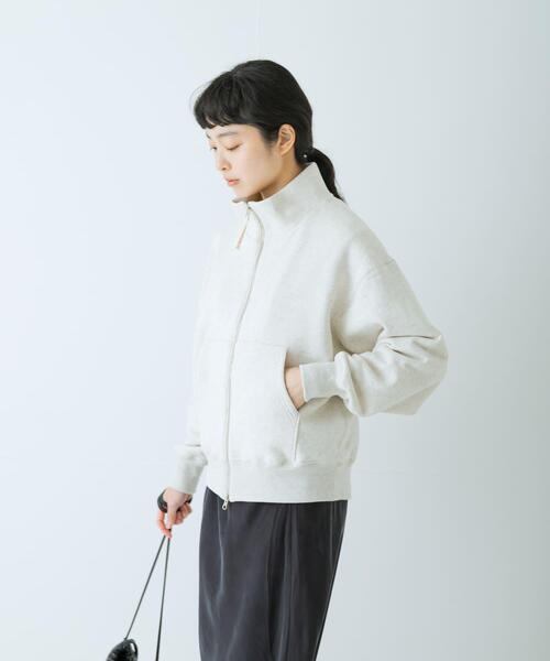 コットンスウェットスタンドジップ（スウェット）｜かぐれ（カグレ）の