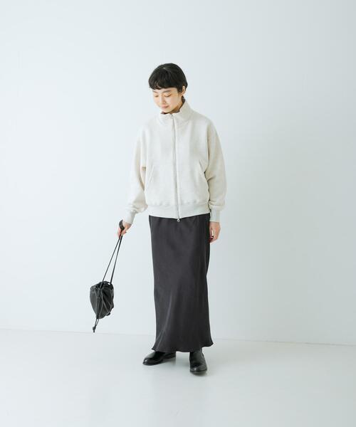 コットンスウェットスタンドジップ（スウェット）｜かぐれ（カグレ）の