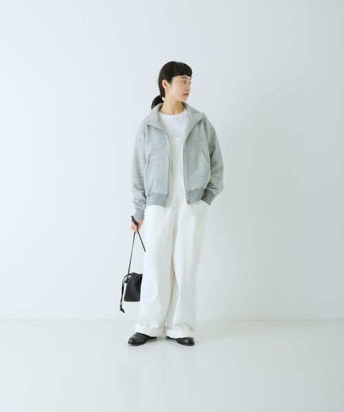 かぐれ(カグレ)の「コットンスウェットスタンドジップ(スウェット・レディース・オートミール/グレー・FREE)」の20枚目の写真