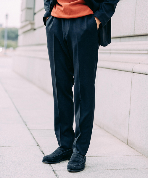 EDIFICE（エディフィス）の「ラフ ツイルスラックス【セットアップ着用可】（スラックス・メンズ・ブラック/ブラウン/ベージュ・LARGE/MEDIUM/SMALL/X-LARGE）」の2枚目の写真