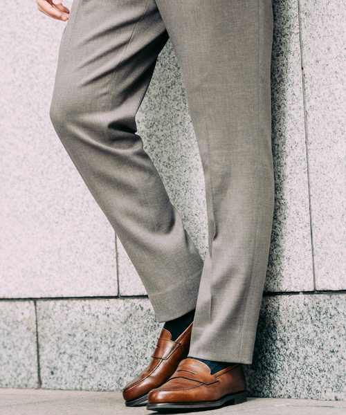 EDIFICE（エディフィス）の「ラフ ツイルスラックス【セットアップ着用可】（スラックス・メンズ・ブラック/ブラウン/ベージュ・LARGE/MEDIUM/SMALL/X-LARGE）」の6枚目の写真