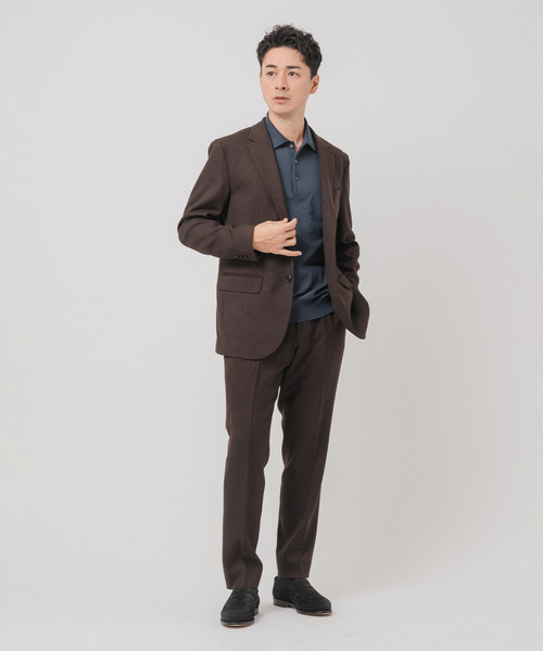 EDIFICE（エディフィス）の「ラフ ツイルスラックス【セットアップ着用可】（スラックス・メンズ・ブラック/ブラウン/ベージュ・LARGE/MEDIUM/SMALL/X-LARGE）」の18枚目の写真