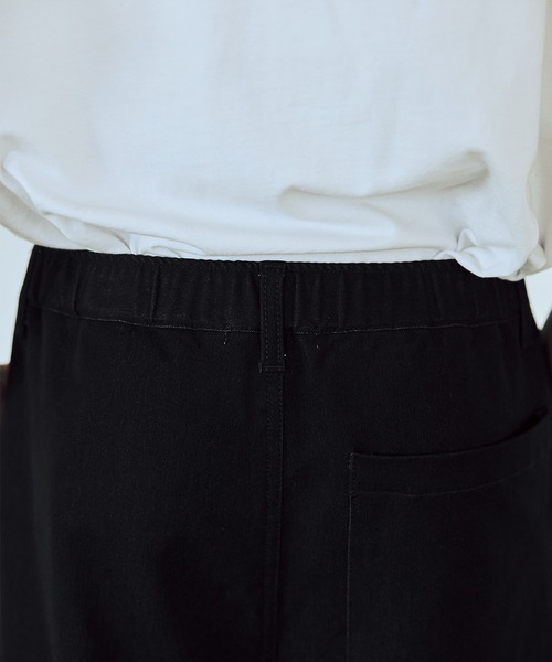 ASTRONOMY（アストロノミー）の「【セットアップ対応】【ネバーリジット】ワイド2タックTRデニムスラックス（デニムパンツ・メンズ・ブラック/ブルー・S/M/L/XL）」の19枚目の写真