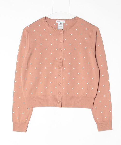 DOUBLE STANDARD CLOTHING(ダブルスタンダードクロージング)の「ウール天竺 ドットカーディガン(カーディガン/ボレロ・レディース・ネイビー/ベージュ・38/36)」の15枚目の写真