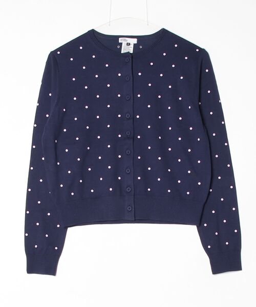 DOUBLE STANDARD CLOTHING(ダブルスタンダードクロージング)の「ウール天竺 ドットカーディガン(カーディガン/ボレロ・レディース・ネイビー/ベージュ・38/36)」の16枚目の写真