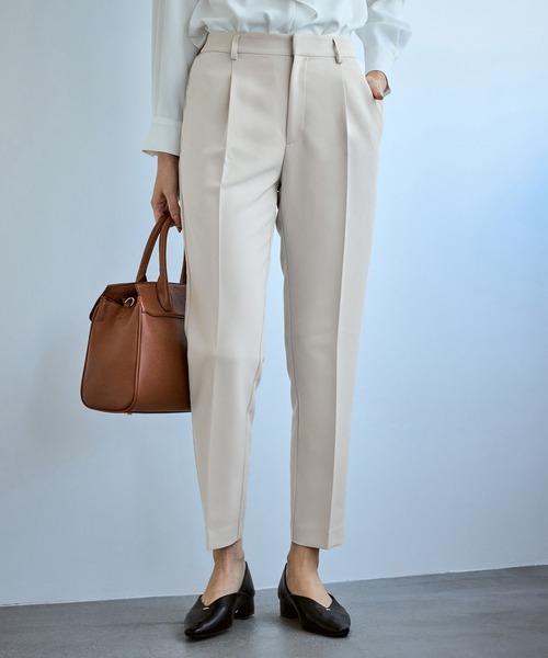 ROPE' PICNIC（ロペピクニック）の「【WEB限定カラー】360°ウルトラストレッチ テーパードパンツ/花粉ガード・セットアップ対応（その他パンツ・レディース・グレー系その他/ブラック/ネイビー/ベージュ系その他/ブルー系その他5・M/S/L）」の14枚目の写真