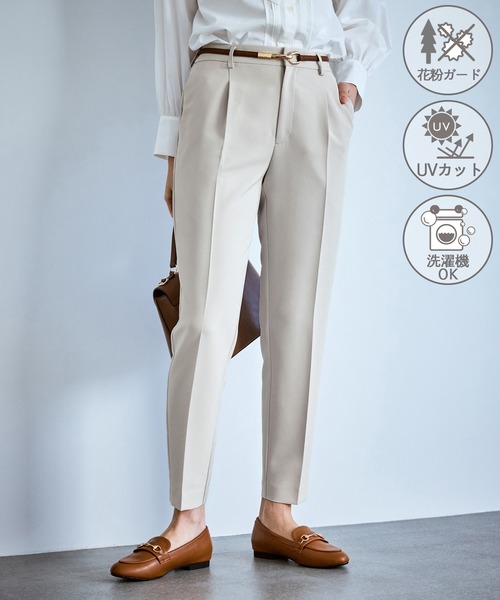 ROPE' PICNIC（ロペピクニック）の「【WEB限定カラー】360°ウルトラストレッチ テーパードパンツ/花粉ガード・セットアップ対応（その他パンツ・レディース・グレー系その他/ブラック/ネイビー/ベージュ系その他/ブルー系その他5・M/S/L）」の13枚目の写真