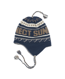 SUNNECT（ソネクト）の「Jacquard Tassel Beanie - Navy（ニットキャップ/ビーニー）」