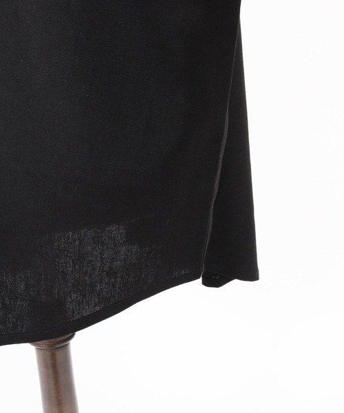 Jih Nunc（ジーヌンク）の「ms6375-レーヨンリネンプルオーバーシャツ(JIH-R1157)（シャツ/ブラウス・メンズ・キナリ/カーキ/ブラック・L/M/S）」の6枚目の写真