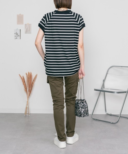 RCD(アールシーディー)の「ツイルカーゴパンツ(カーゴパンツ・レディース・ベージュ/ブラック/カーキ・M/L/LL/3L/4L)」の15枚目の写真