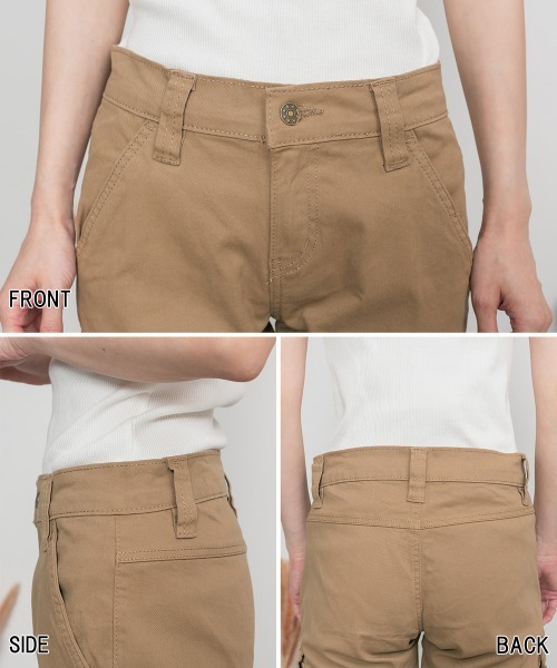 RCD(アールシーディー)の「ツイルカーゴパンツ(カーゴパンツ・レディース・ベージュ/ブラック/カーキ・M/L/LL/3L/4L)」の19枚目の写真