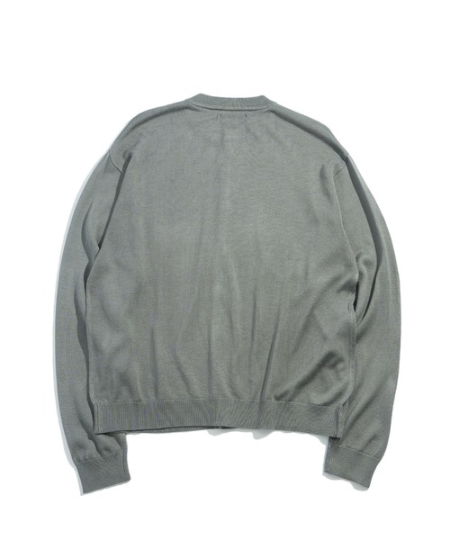 Starting Over(スターティングオーバー)の「studded high-gauge knit crewneck cardigan/スタッズ デザイン ハイゲージ ニット クルーネック カーディガン 短丈 カーデ(カーディガン/ボレロ・メンズ・ブラック/グレー・M/L)」の3枚目の写真
